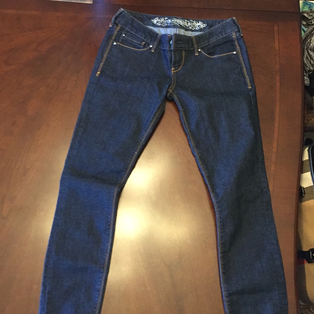 Express dark wash jeans